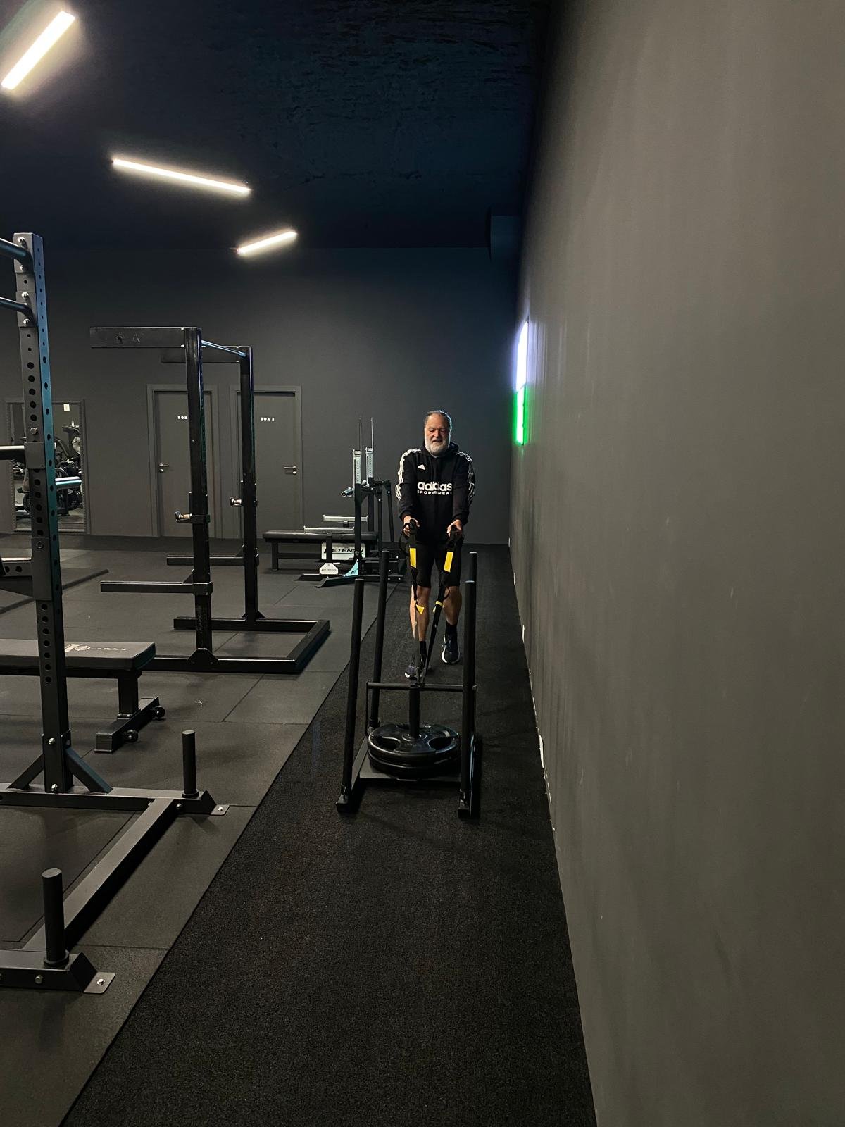 Paciente en sesión de readaptación