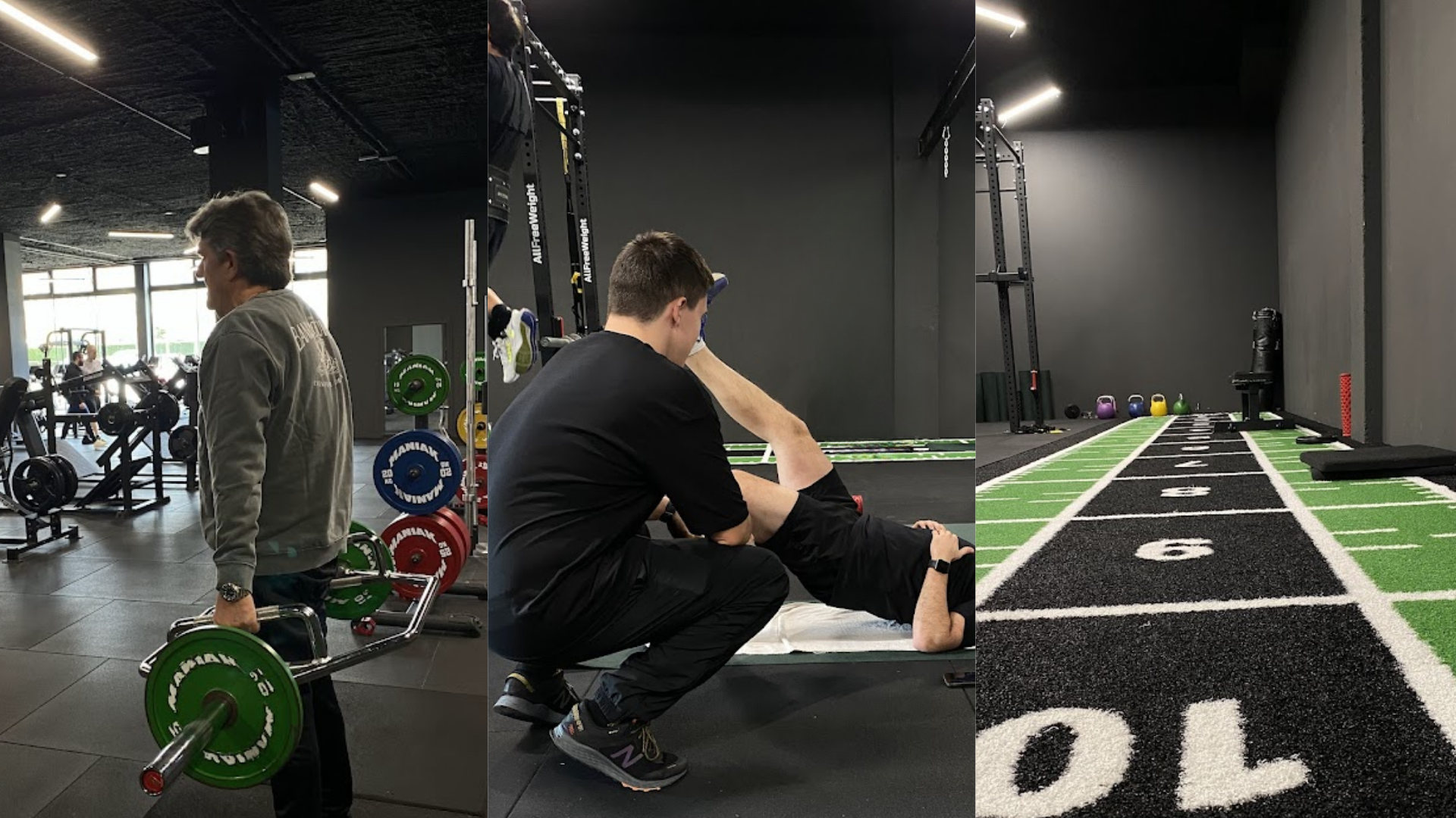 Gimnasio terapéutico de 1.500 m² · ejercicio supervisado para columna · ADH Clínica
